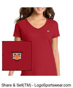 Virtual Fox Fest 2026 Women's V-neck t-shirt Design Zoom